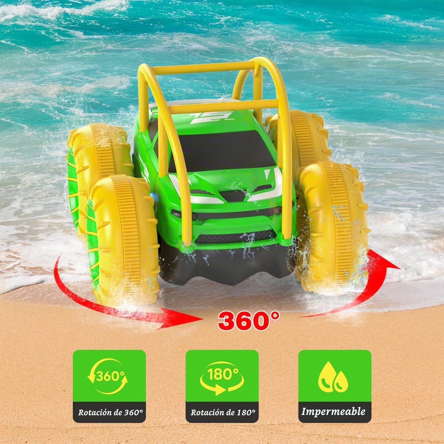MaxTronic Auto telecomandate, carica diretta 4WD Monster Truck