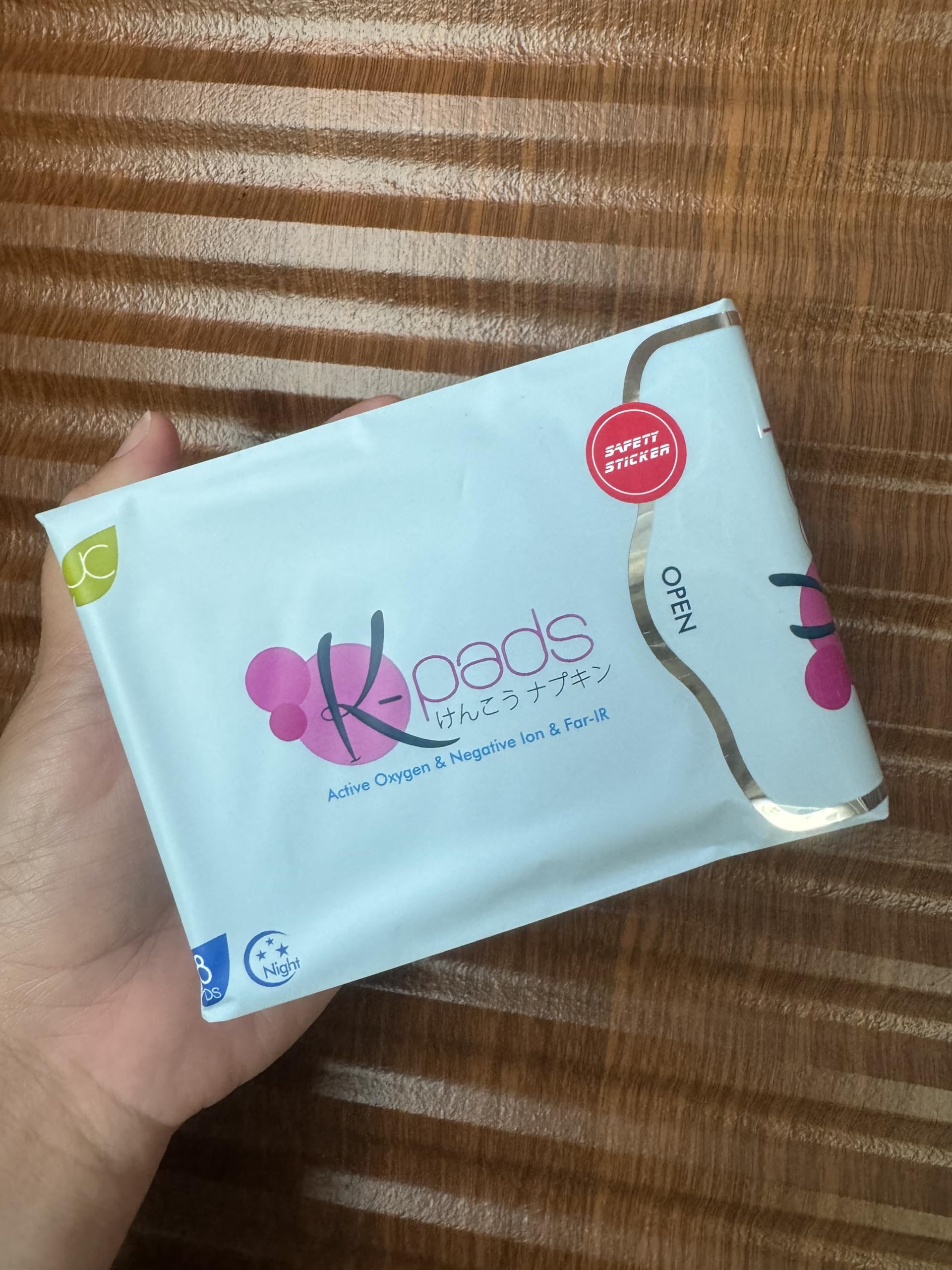 JC Premiere K-Pads Active Oxygen & Negative ION & Far-IR Night Pads