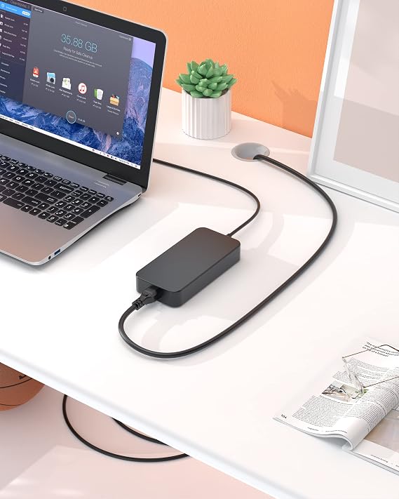 130W AC Charger Fit for Dell Vostro 7500 7590, XPS 15 7590, Inspiron 7591 7501 7790 5400 5401 5490 5491 AIO Laptop Adapter Power Supply Cord