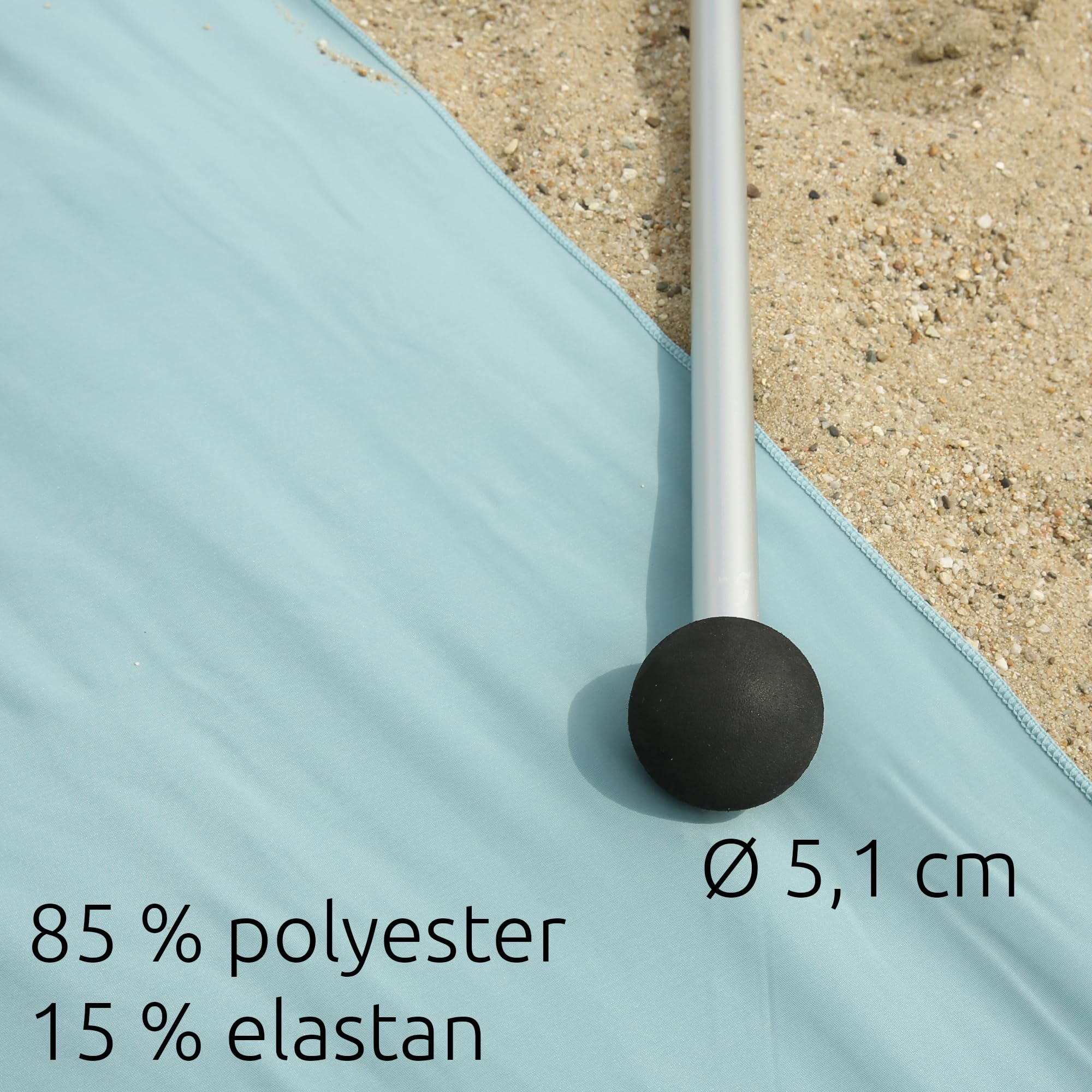 Beach Shelter YourGEAR Sonnensegel Your GEAR Cameo 3 X 3 M Strandmuschel Sonnensegel UV50 , Sonnensegel Für Balkon Strandtent UV Bescherming