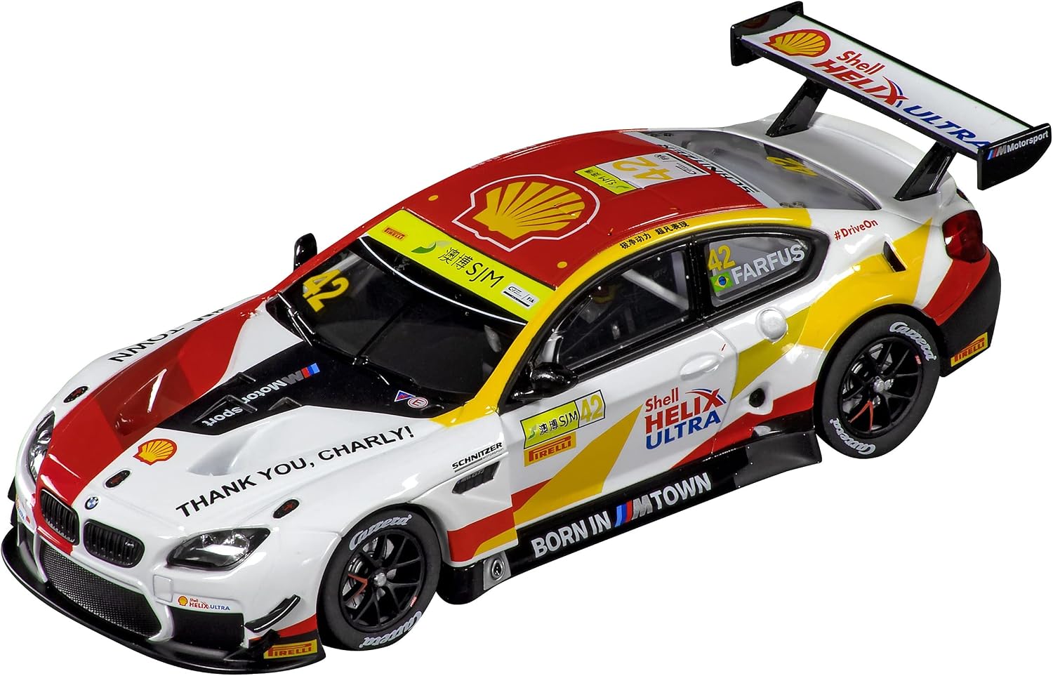 Carrera 30967 BMW M6 GT3 Team Schnitzer No.42 1:32 Scale Digital Slot Car Racing Vehicle Digital Slot Car Race Tracks