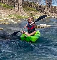 Vista 5 de Kids Kayak Paddle for River Tubing and Water Adventures Double-Sided Oars Ideal for Young Paddlers or on River Runs, Lakes, and Streams