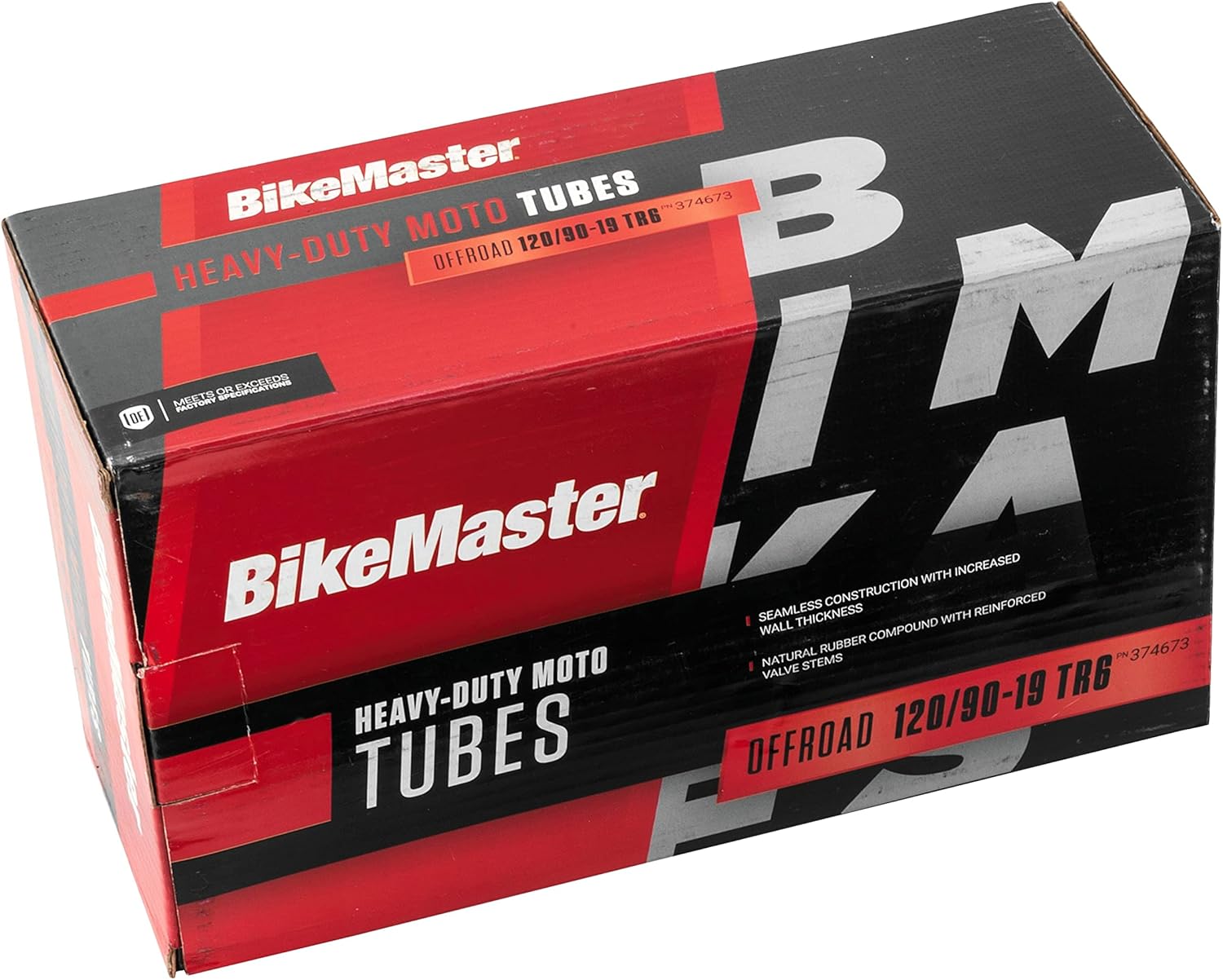 BikeMaster Heavy Duty Motorcycle Tire Tubes 120/90-19 TR6