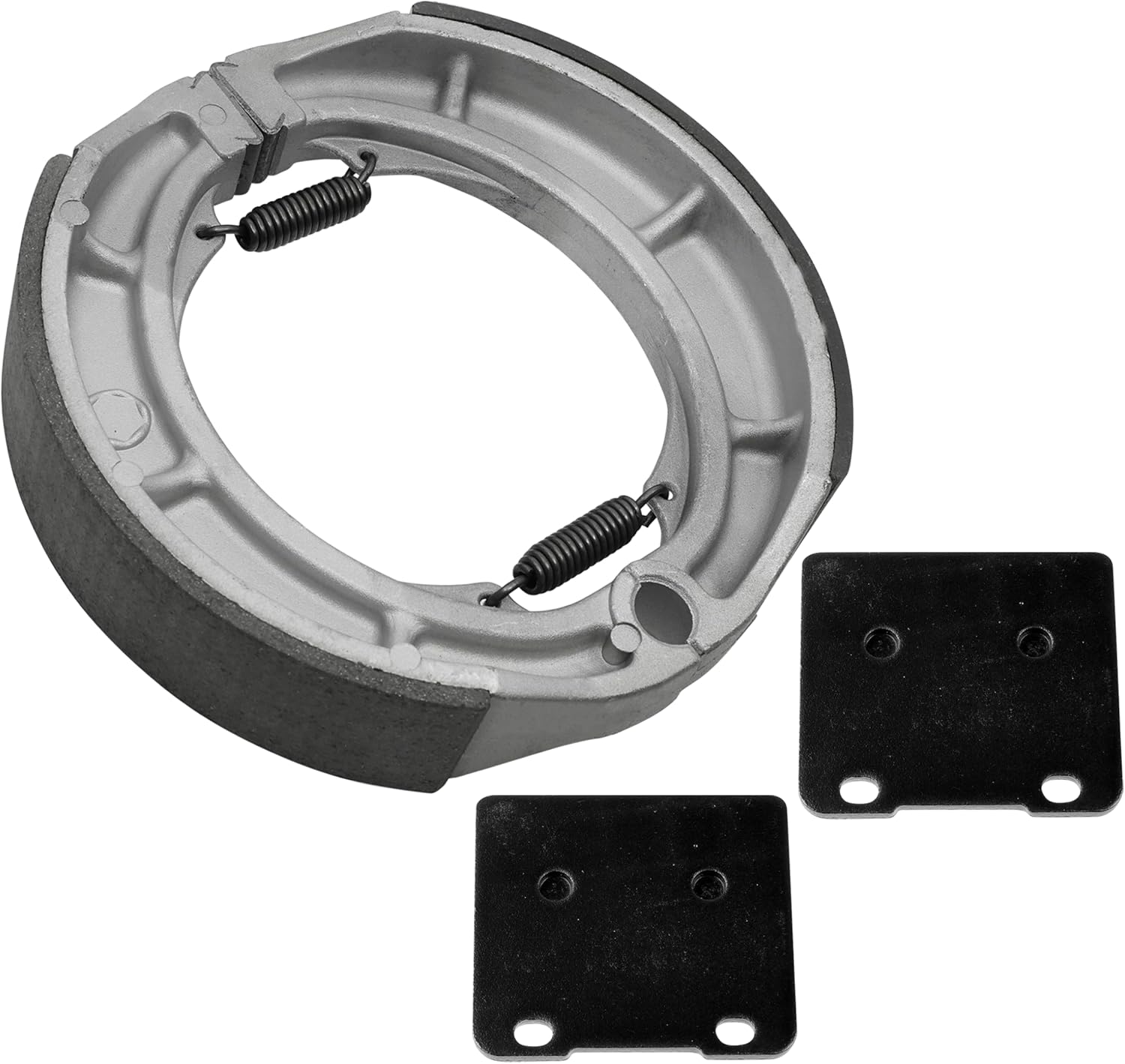Caltric Front Brake Pads & Rear Brake Shoes Compatible with Suzuki Vs700Gl Vs-700Gl Intruder 700 1986 1987