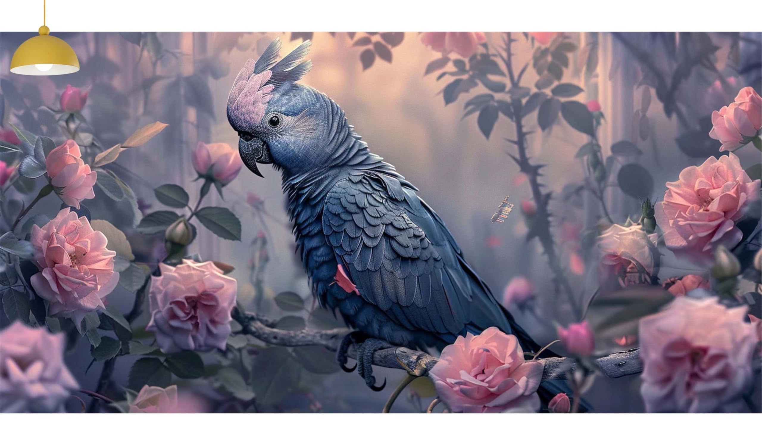 Papuga Diamond Art Rose Diamond Painting Arts and Crafts dla dorosłych, zestaw do malowania diamentami 5D, dorosłych, Crysta, haft krzyżykowy, rękodzieło, obrazy, zestaw do haftowania dla