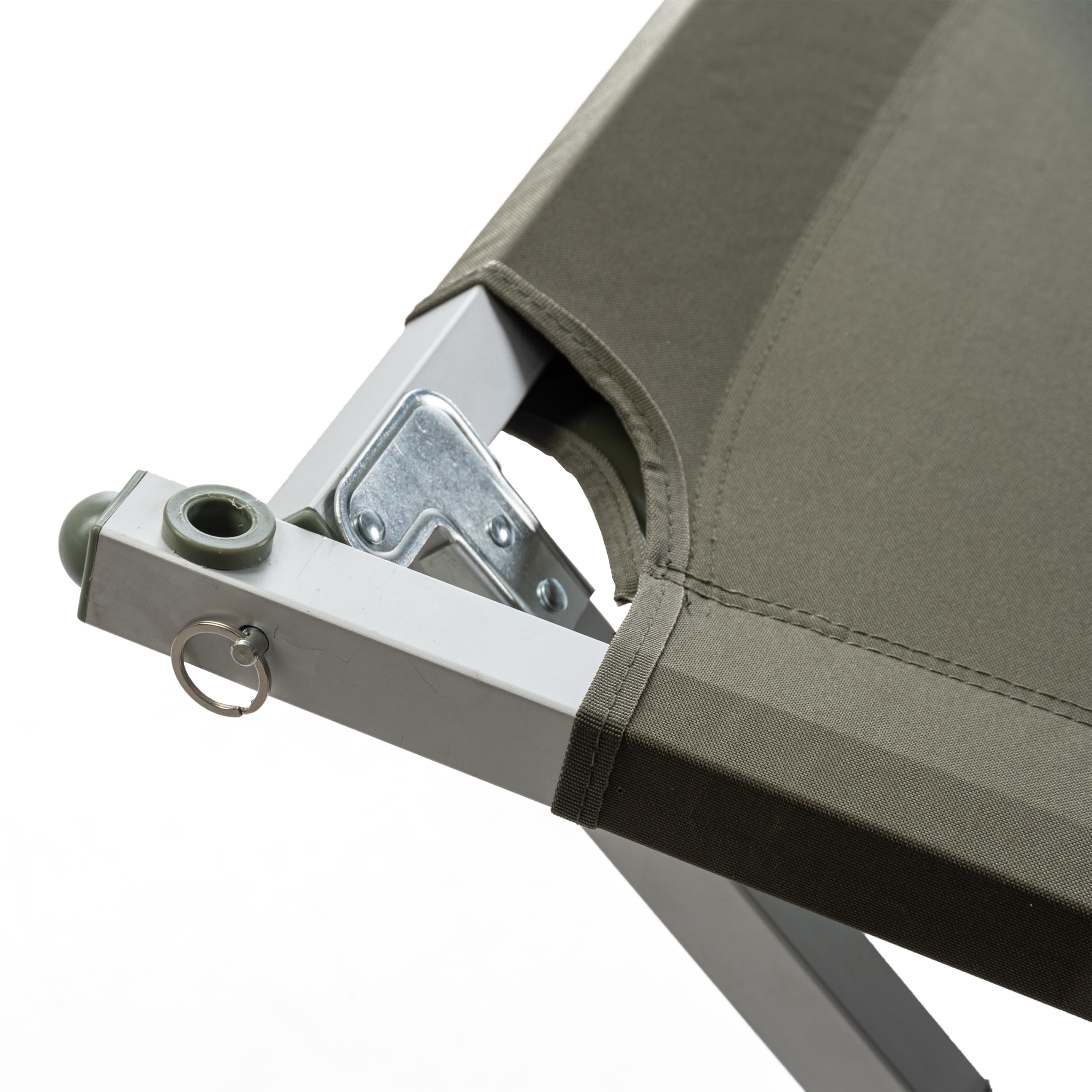 Mil-Tec US Feldbett Gen. II mit Alu-Gestell (210x70x42cm) • Faltbar inkl. Tragetasche • Outdoor Campingbett klappbar • Als Army Zeltbett, Campingliege, Gästebett, Notbett • Oliv