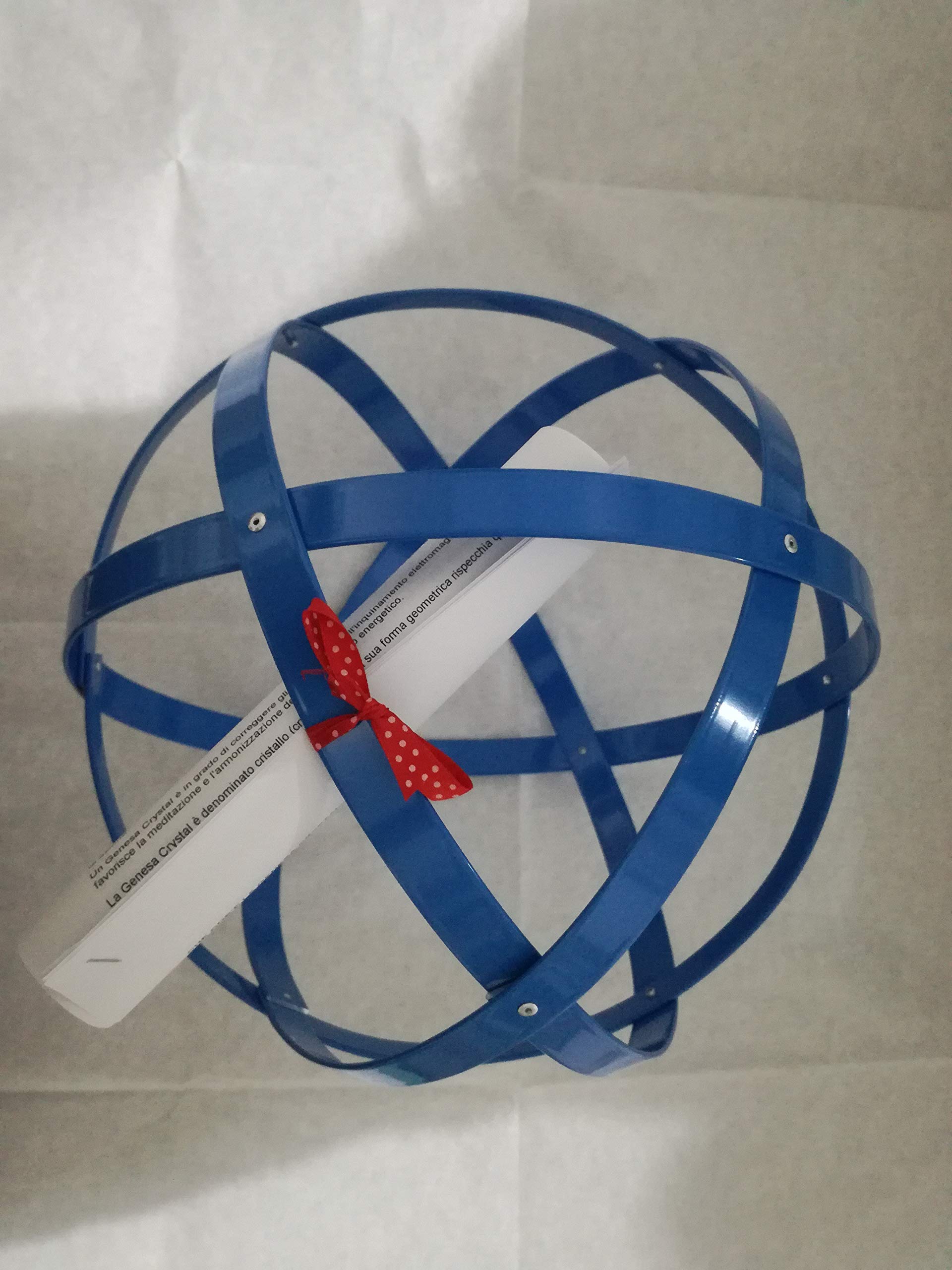 Genesa Crystal, Purificatore energia, Dispositivo orgonico 32 cm di diametro Azzurro