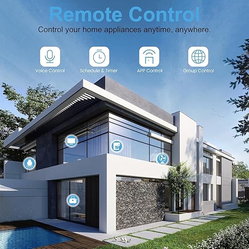 Miniatura 7 de EIGHTREE Matter - Enchufe inteligente, compatible con Homekit, requiere concentrador, enchufes inteligentes que funcionan con Alexa, Siri y Google