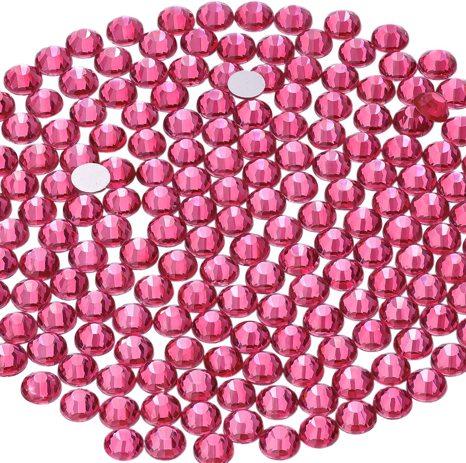 2000個 SS20/5mm クリスタルラインストーン (ローズ)、クラフトDIYネイルアートメイクアップデコレーション、Gems
