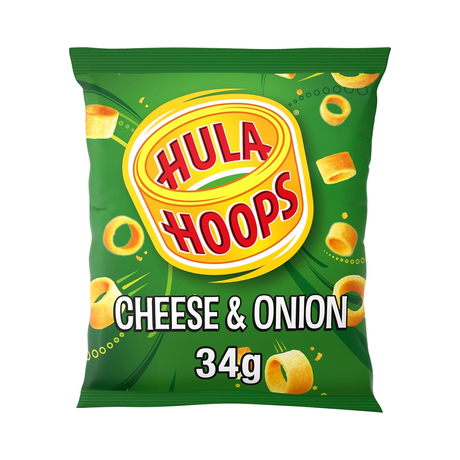 Hula Hoops Cheese & Onion 12 Pack 34g