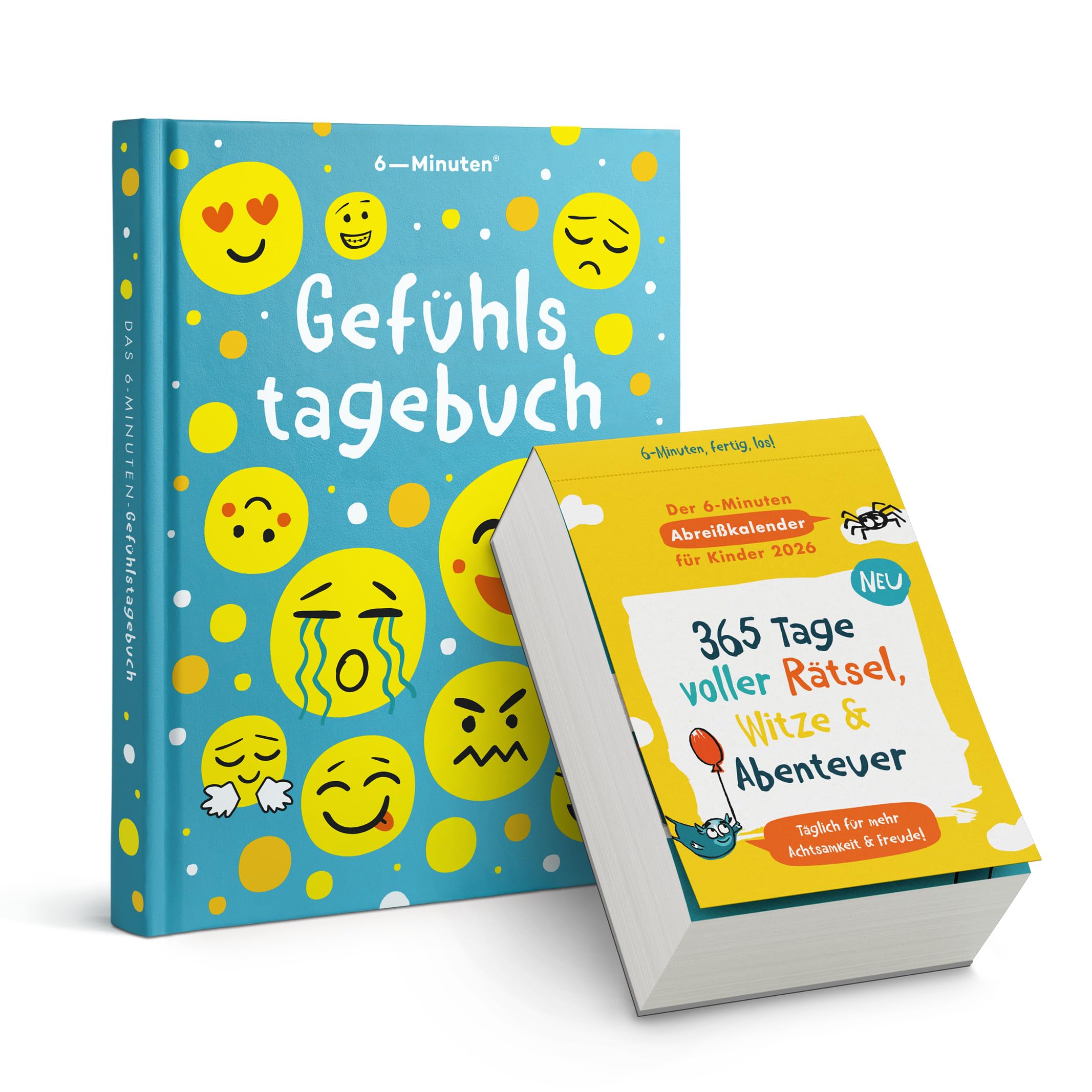 6-Minuten Gefühlstagebuch Kinder & Abreißkalender Kinder 2026
