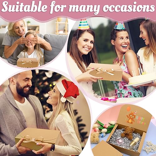 Miniatura 7 de PLMMOUT 15 cajas de regalo con tapas, caja de propuesta de dama de honor con cinta, cajas de regalo a granel de 10.6 x 8 x 3.2 pulgadas, caja de