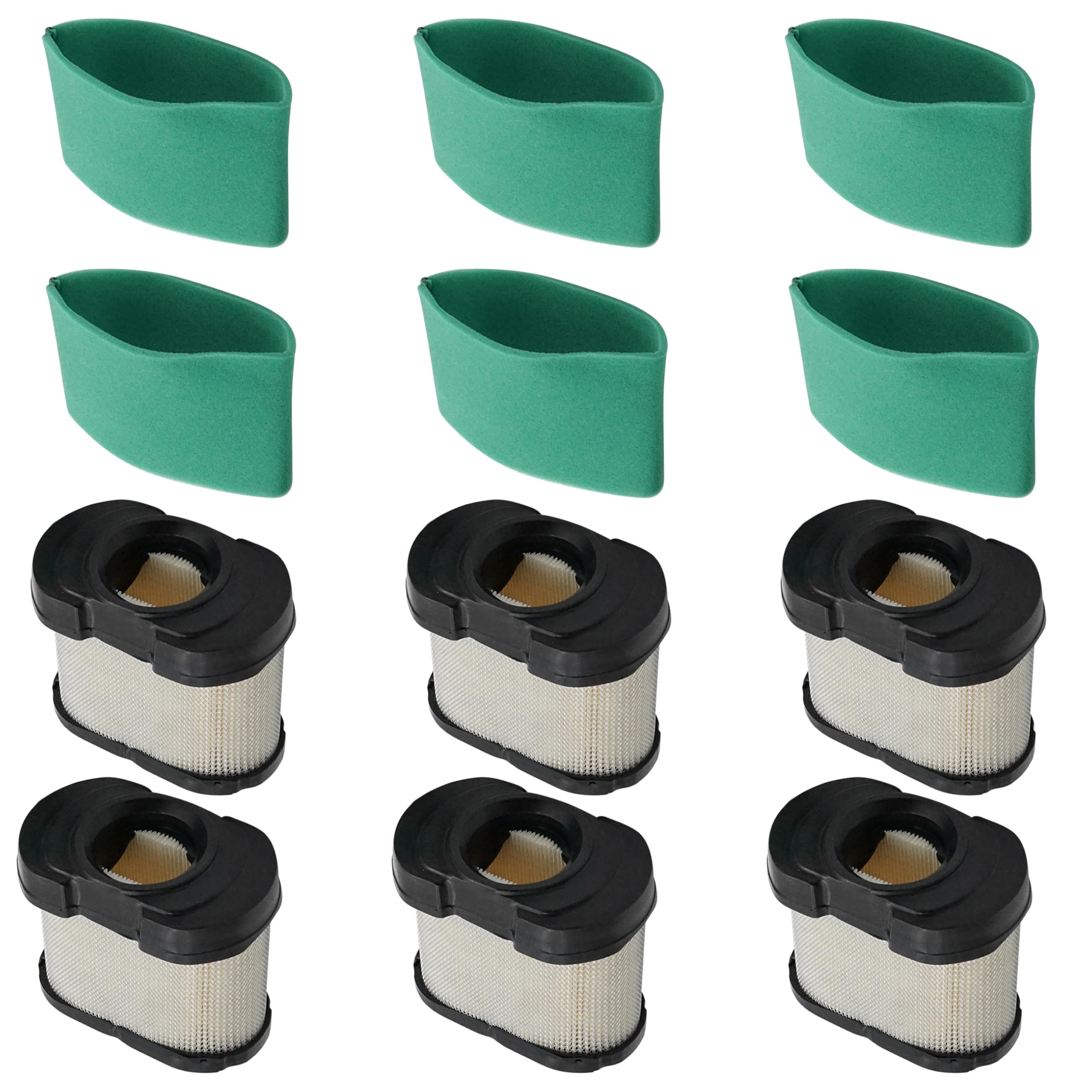 Caltric Air Filter Compatible with John Deere L118 L120 LA140 LA150 S160 S170 S180 Z225 Z245 Z365R Z375R Z435 Z515E Z625 Z645