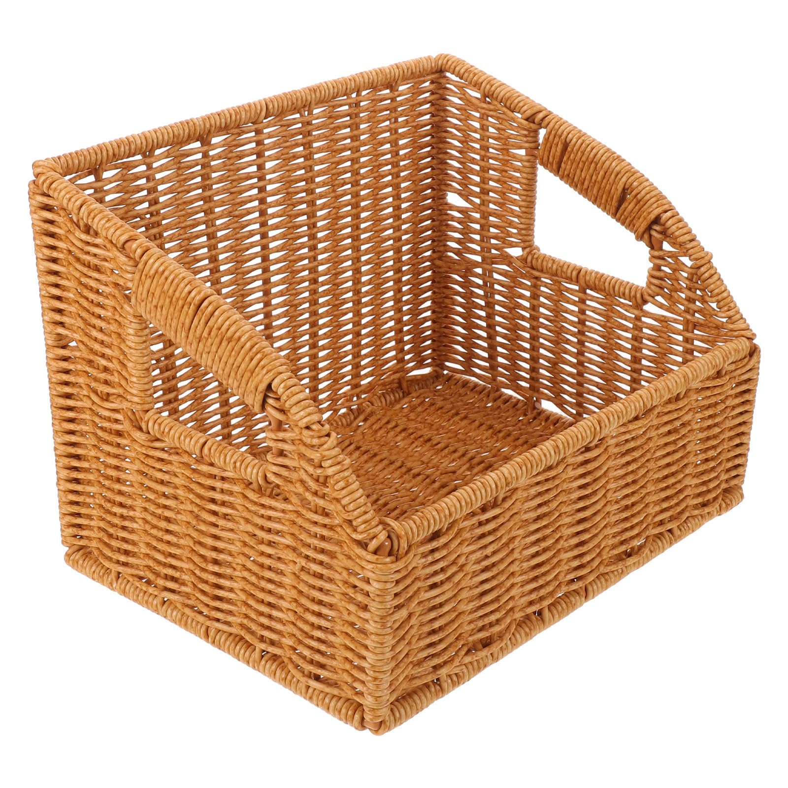 Cesta de plástico para acabar con el desorden en el baño con limpieza fácil