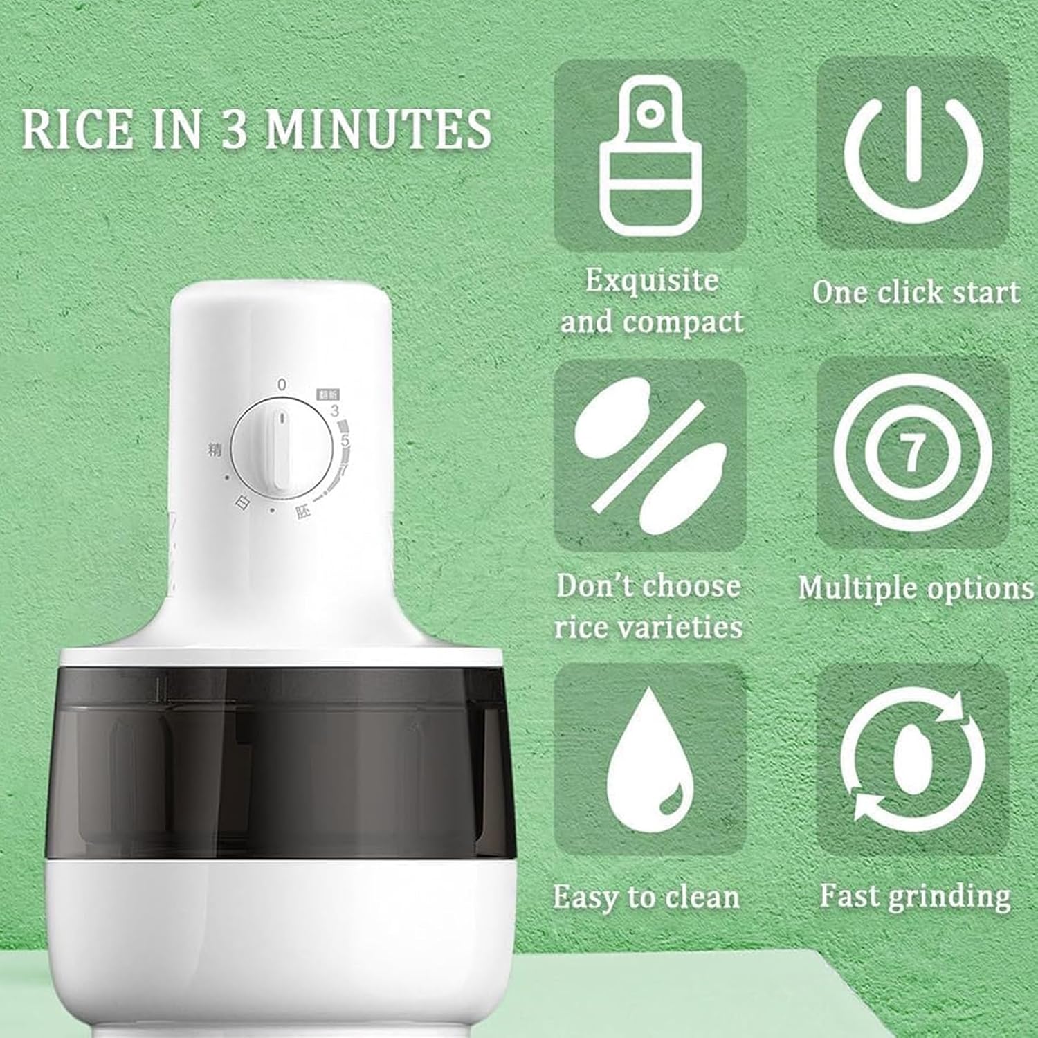 Electric Rice Hulling Machine with Adjustable Milling Levels, Fast Production for Home Use