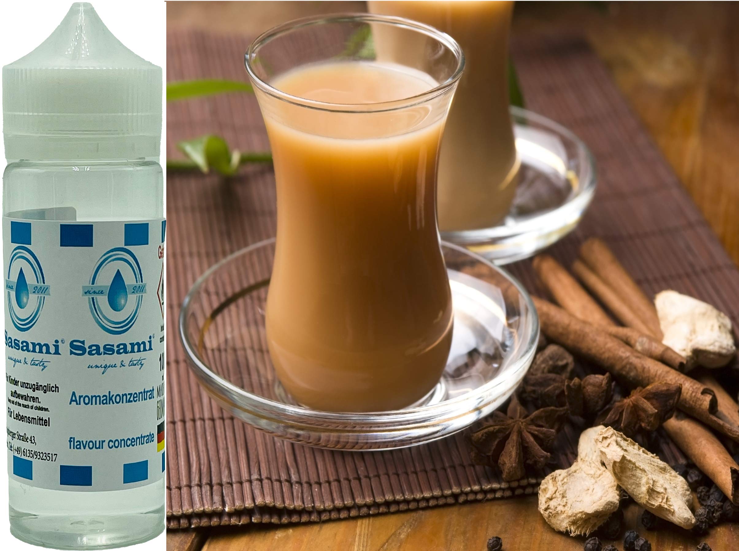 Chai Tee - Tea aroma concentrado - Vegano - Sasami - 100ml
