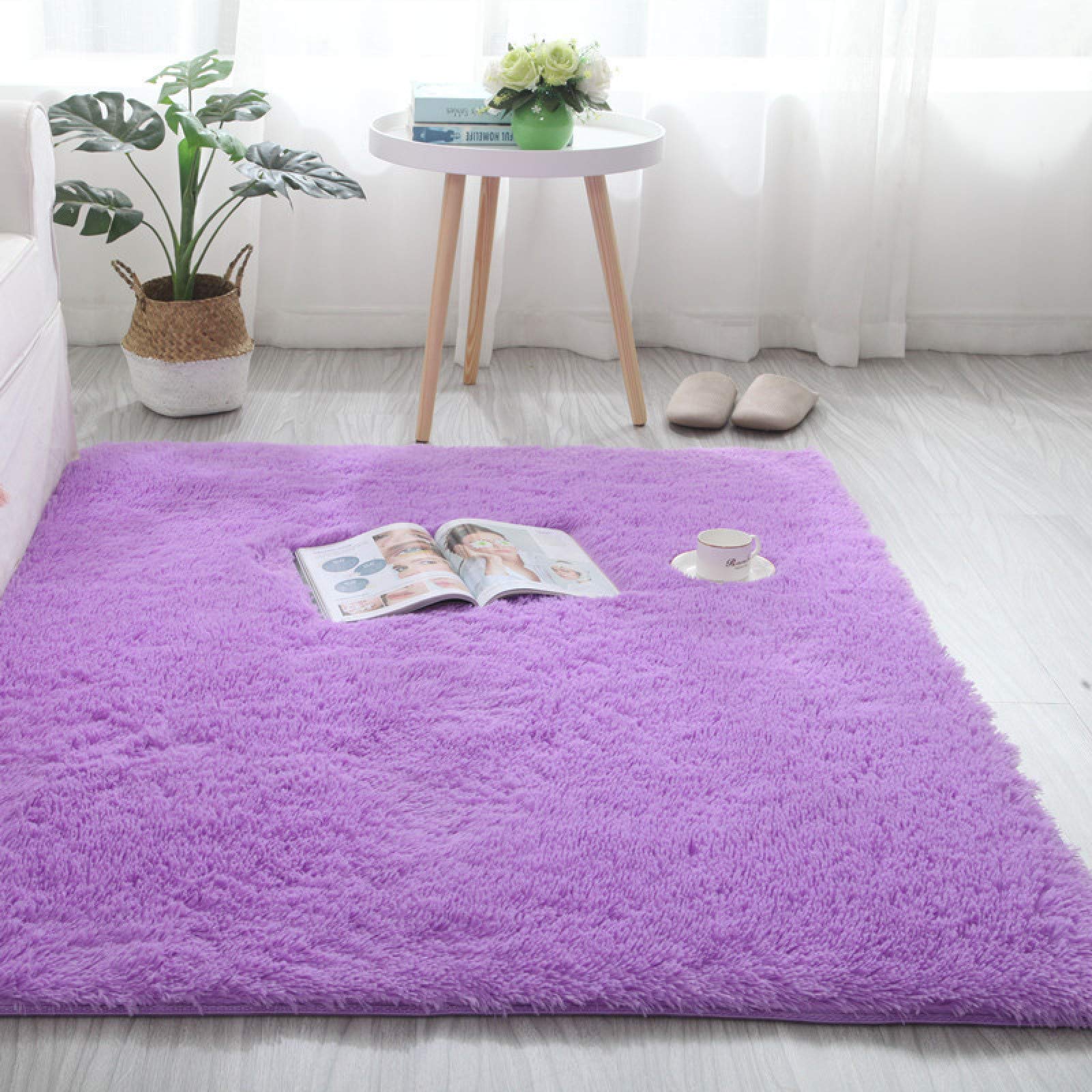 Tapis de yoga antidérapant et moelleux contre le froid