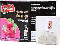 Kisabor, Chá de Morango Flores & Frutas, Para infusão, 15 Gramas com 10 Saquinhos