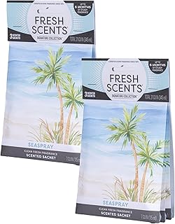 Fresh Scents Scented Sachets | Seaspray | Home Fragrance | Long Lasting ...
