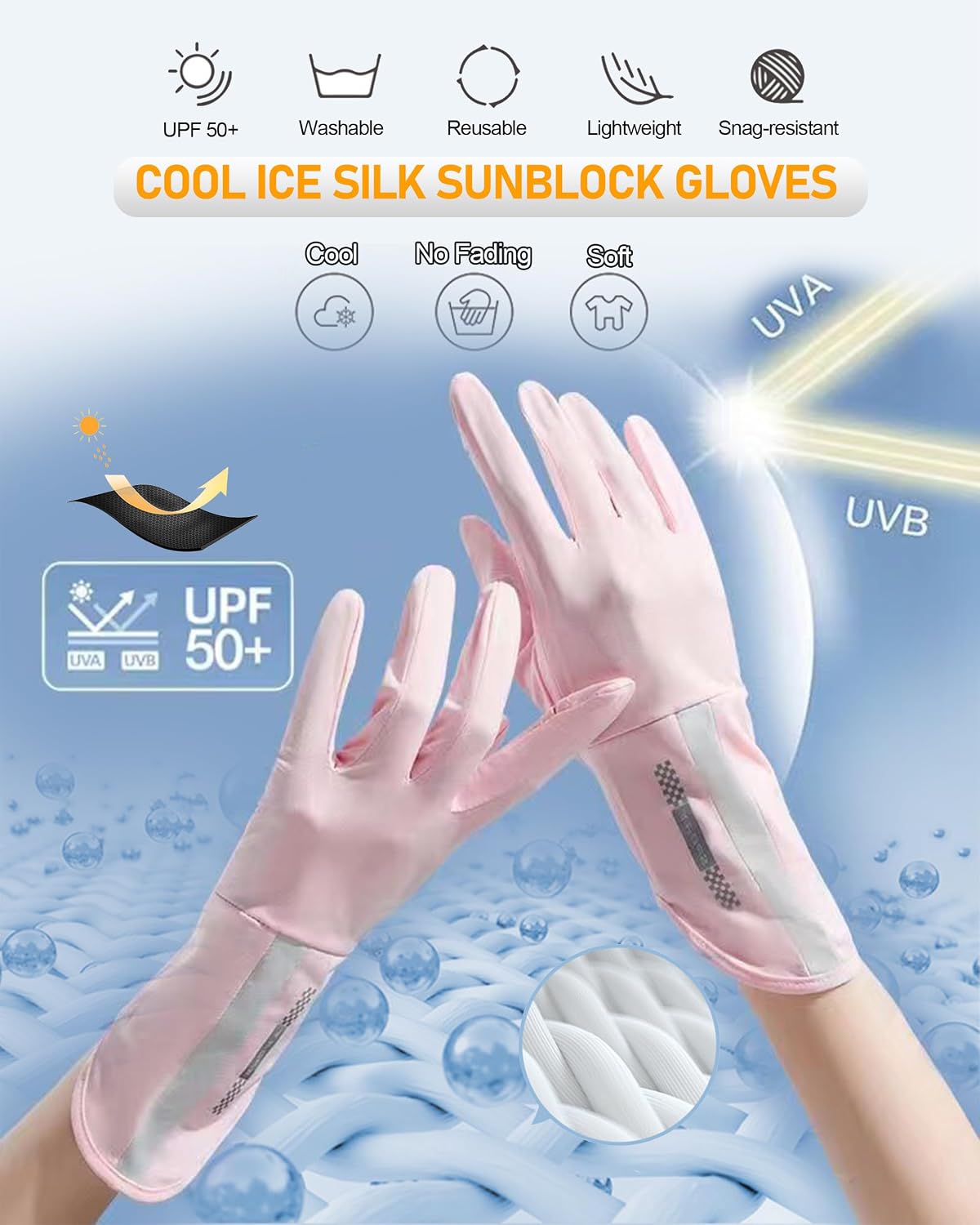 Sun Gloves for Women Men UV Protection UPF 50+