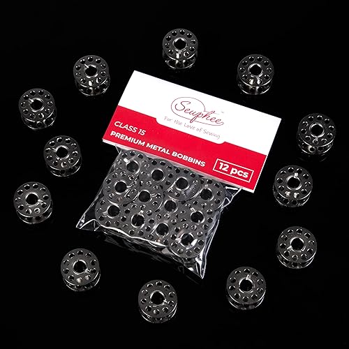 Miniatura 8 de 30 bobinas de metal para máquina de coser  Se adapta a Babylock, Brother, Janome, Kenmore, Singer y otras máquinas de coser (paquete de 30)