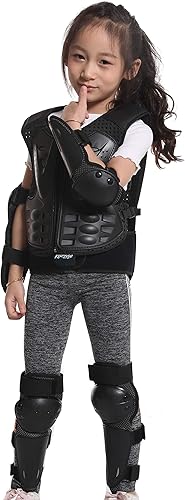 Protector de cuerpo completo para niños, para jóvenes, chaleco de motocicleta para montar en motocicleta, protectores de codo y rodilla, protector disponible en Yaxa Colombia