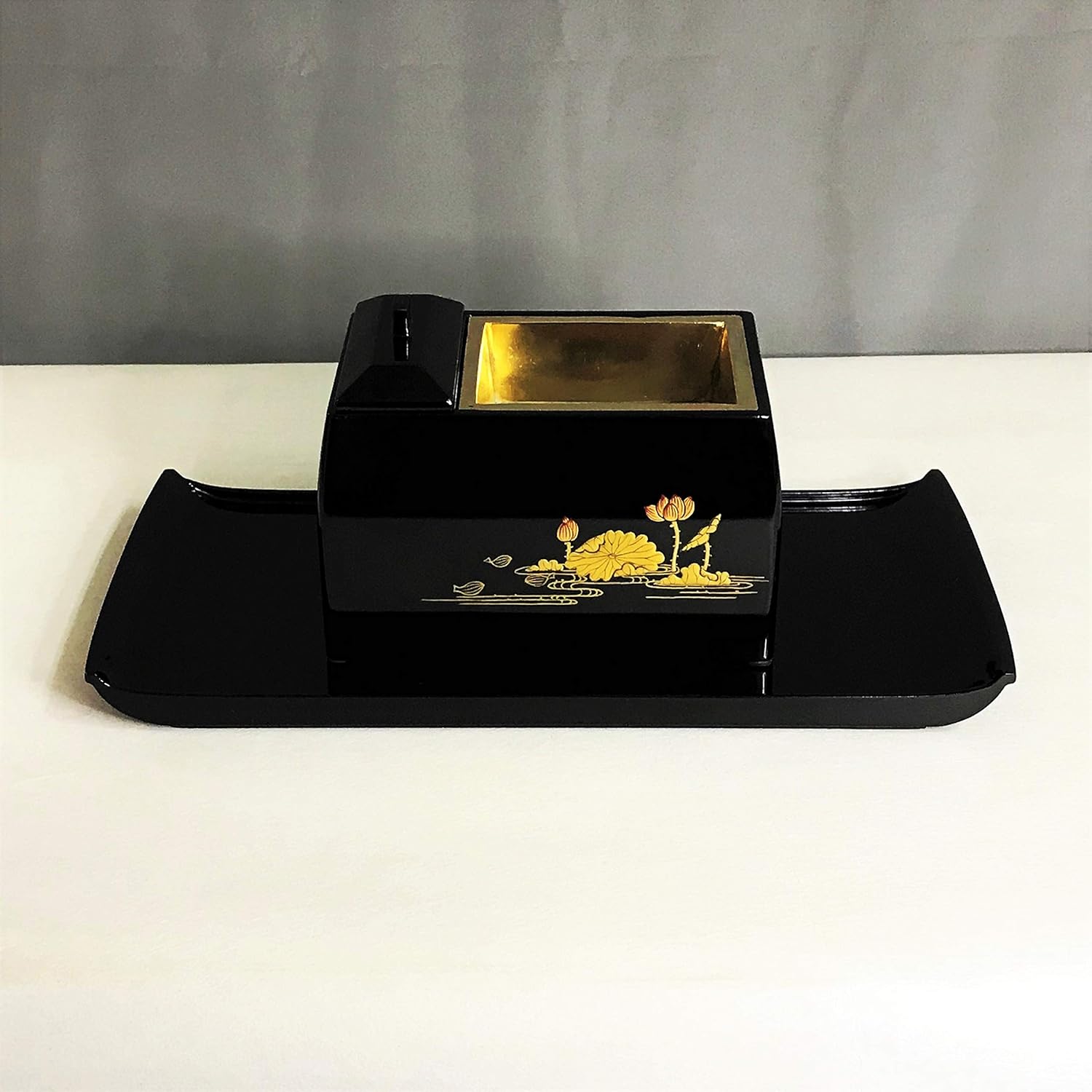 人間国宝 柳雨軒 三代 徳田八十吉(正彦銘) 彩釉 小紋香炉 管理T149