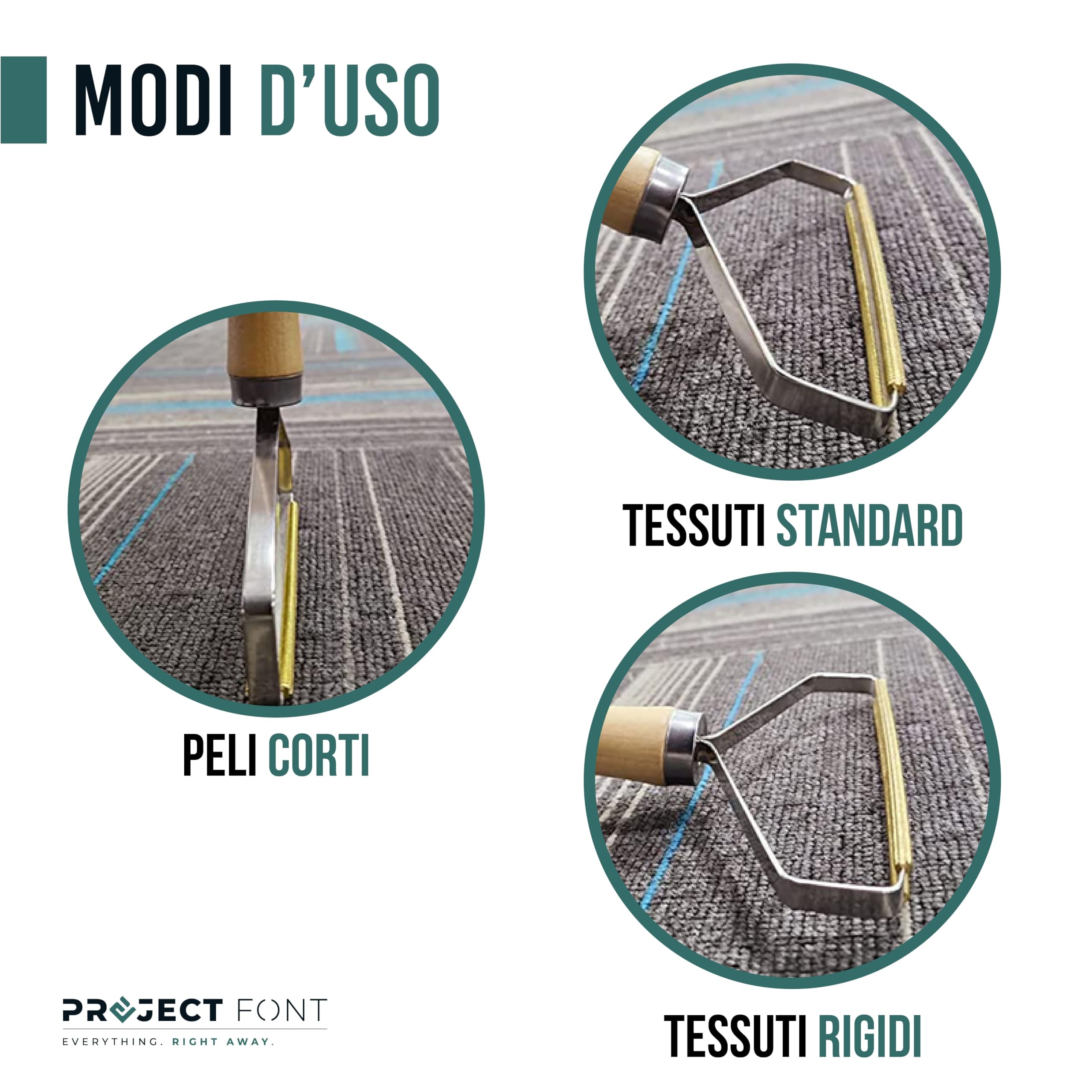 Kit Levapelucchi Manuale 5 Pezzi - Per Maglioni, Tappeti E Pelucchi Animali - Foto 2