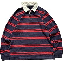 Y2k Alt Oversized Polo Shirts Grunge 2000s Vintage Emo Long Sleeve Clothes