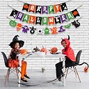 Party Propz Halloween decoration – 2pcs, Happy Halloween Banner with Character Banner | Spooky Party Haunted House | haunted houses gallery image