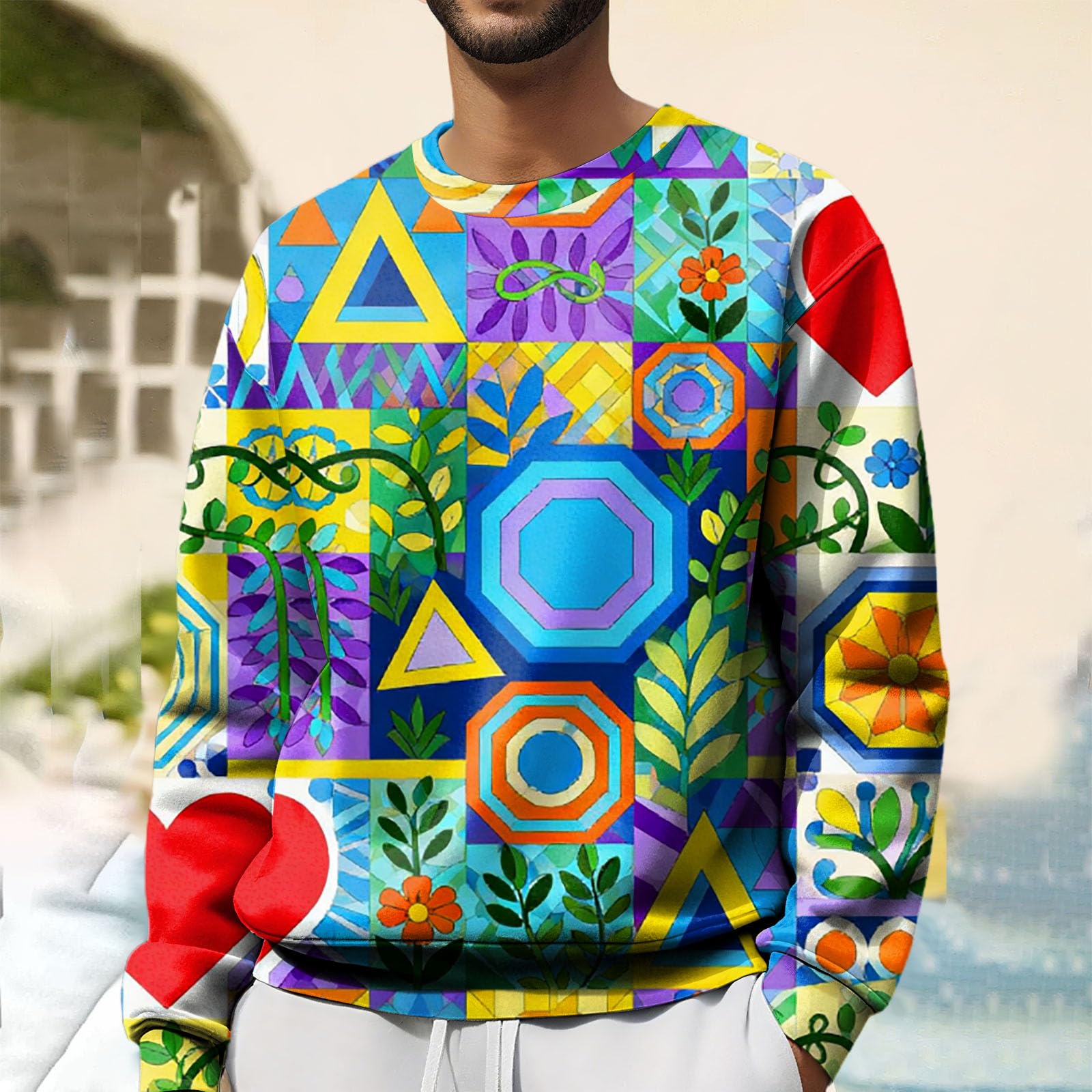 Ropa Protección Solar Sudadera De Manga Larga para Hombre, Estilo Otoño, con Estampado 3D. Camiseta Deportiva Actividades Al Aire Papa Deporte Hombre Chaquetas Camisa Gimnasio