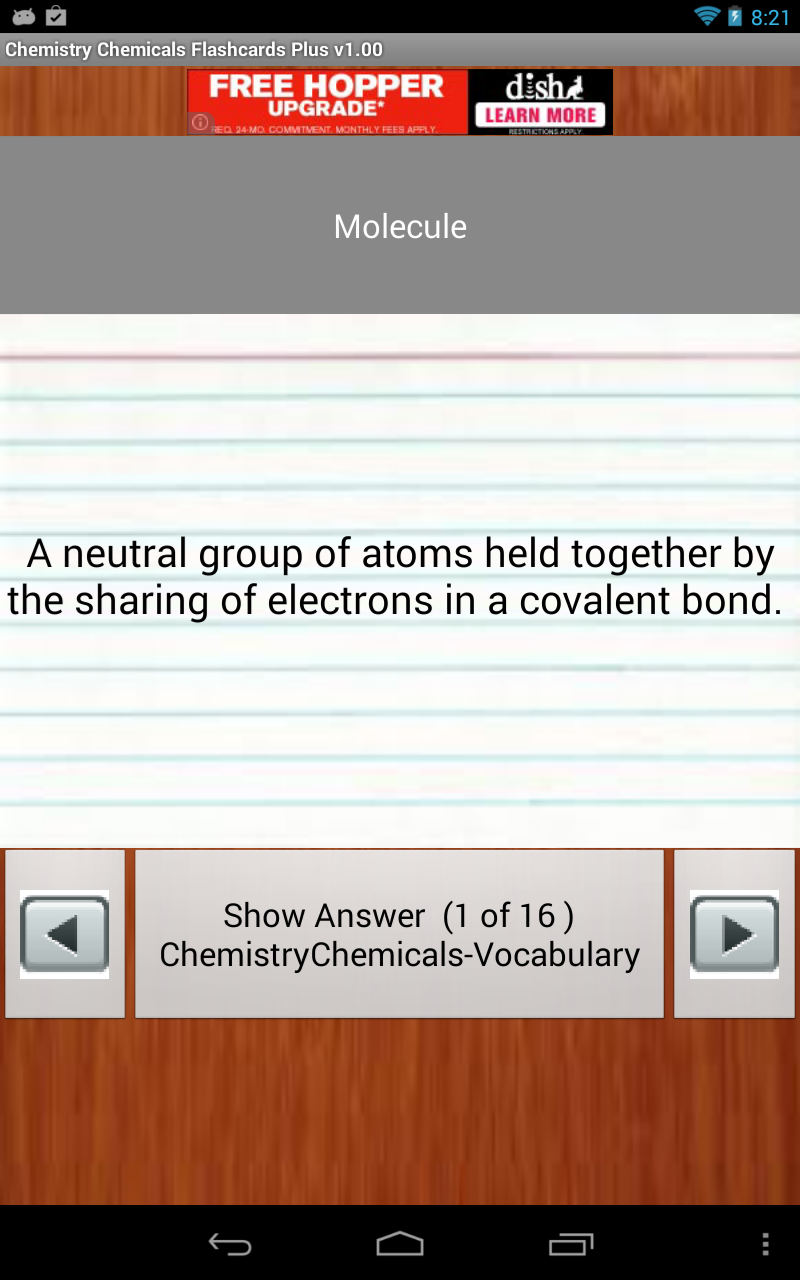 Chemistry Chemicals Flashcards PlusAmazon.inAppstore for Android
