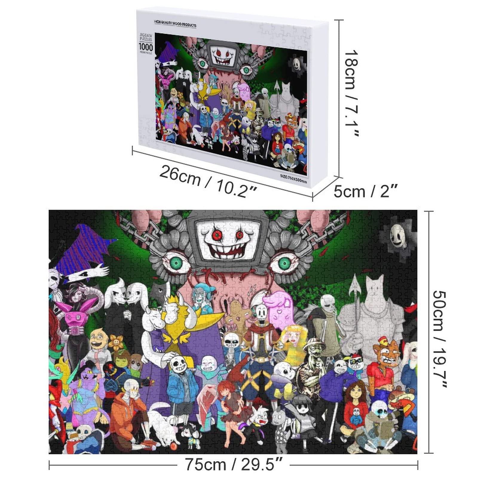 Amazon｜Undertale アンダーテール アニメ木製ジグソーパズルキッズ