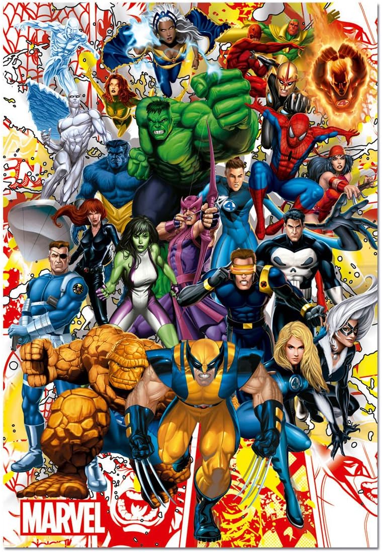 15560 - Marvel Heroes - 500 Pieces - Marvel Puzzle