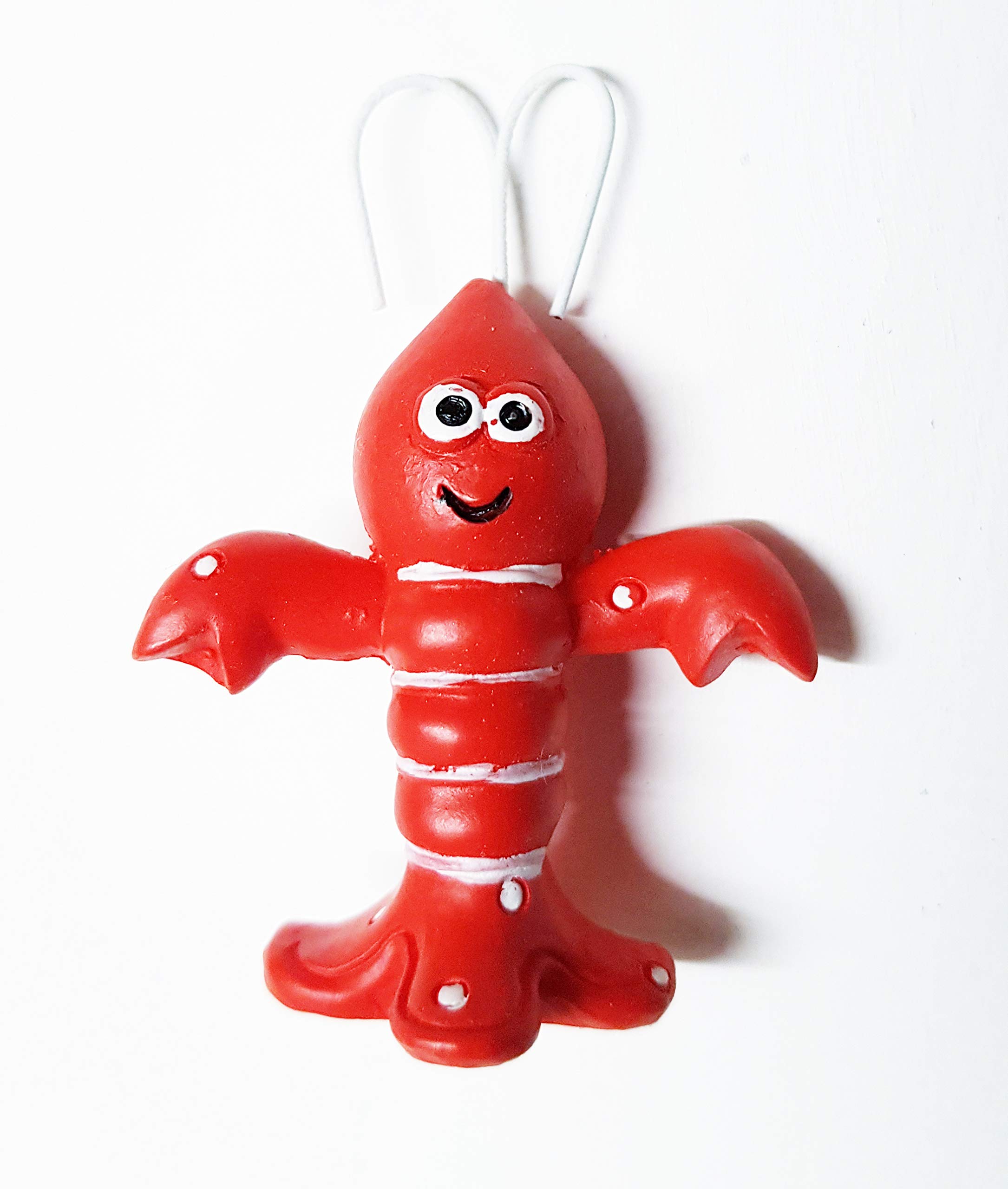 HomestreetMini Octopus or Lobster pebbles, Cute Collectible Sealife Lobster or Octopi Ornaments in Stripy or Spotty or all from (Lobster)