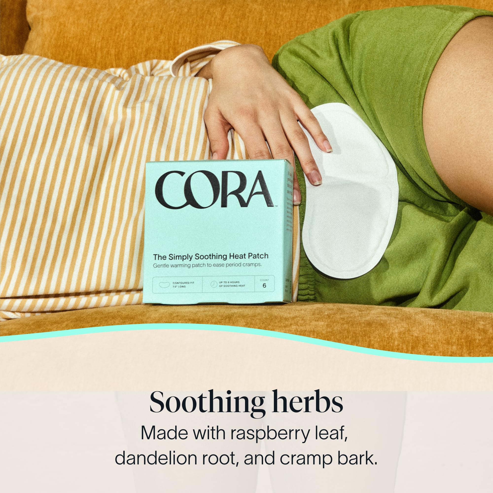 Cora Heat Relief Patch (6 Patches) — Amazon image 4