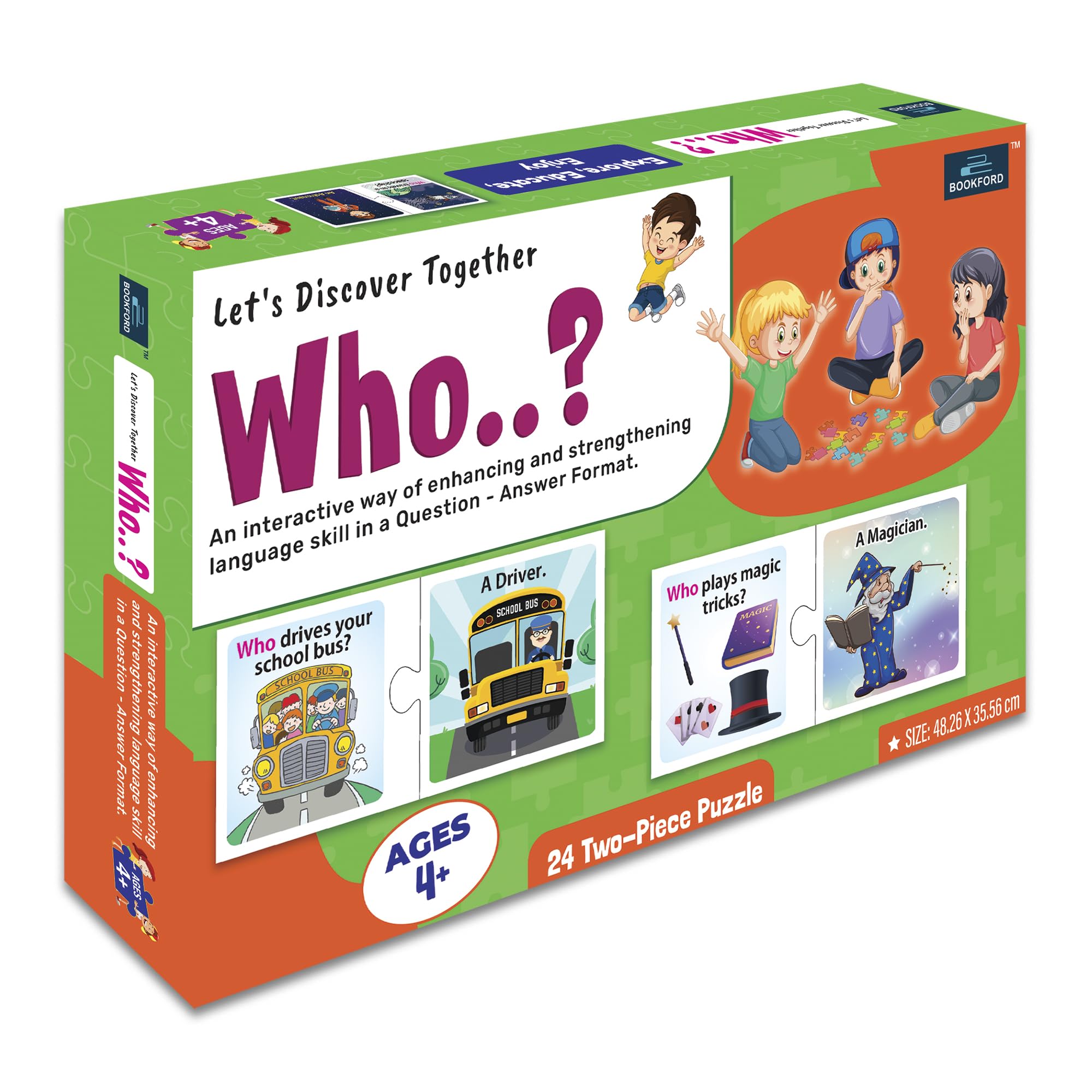 BOOKFORD Lets Discover Together WHO Jigsaw Puzzle for Kids (B0CR41Q8TC) Amazon Price History, Amazon Price Tracker