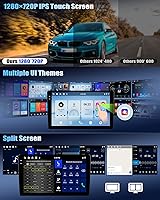 Vista 8 de 4+64G Android 15 Estéreo de coche para VW Beetle 2004-2010 con Carplay inalámbrico Android Auto, 9 pulgadas 1280 * 720P IPS pantalla táctil