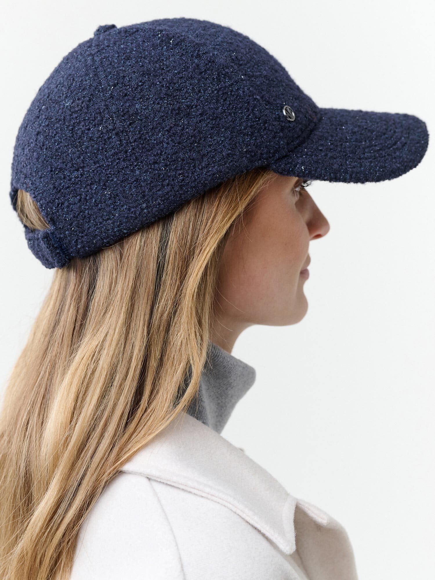 LOEVENICH Gorra de béisbol para mujer con purpurina, ajustable, visera