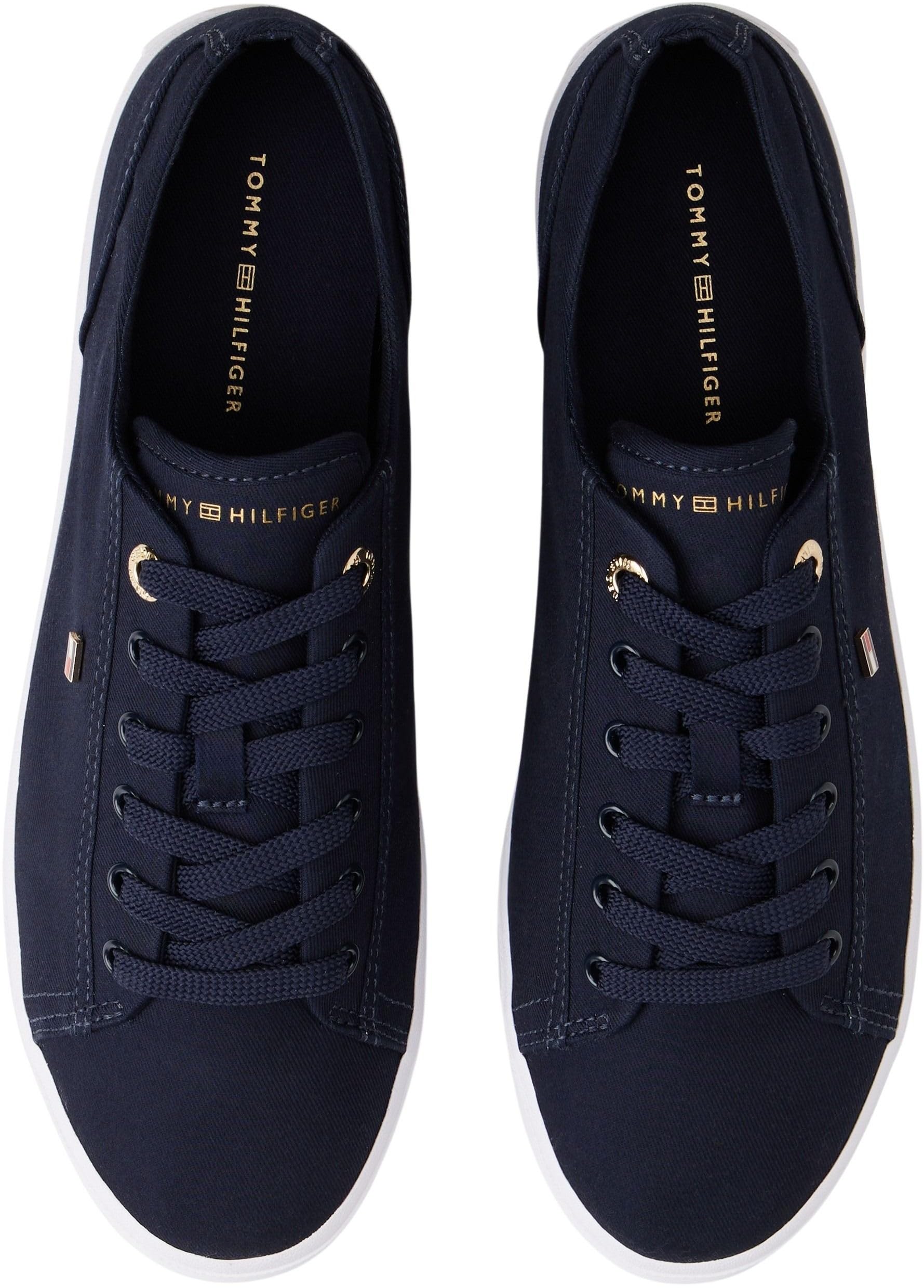 Tommy Hilfiger Damen Th Foxing Sneaker Canvas Fw0fw09170Low Top