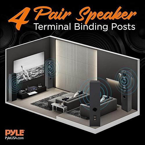 Miniatura 7 de Amplificador de potencia Bluetooth inalámbrico de 4 canales