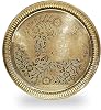 NOBILITY Brass Pooja Thali Set 12 Inch Puja Plate Arti Thali Traditional Handcrafted for Pooja Diwali Home Office Mandir Wedding Return Gift Items
