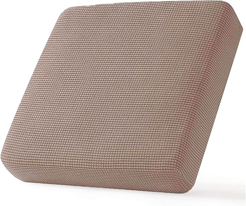 Fundas de cojín elásticas de jacquard para asiento de sofá, fundas de cojín individuales lavables, protectores de muebles antideslizantes con parte