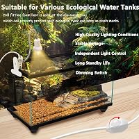 Sunshine Smile Teknős Terrárium Hőlámpa 25W 50W Hreptil Fűtőlámpa 6