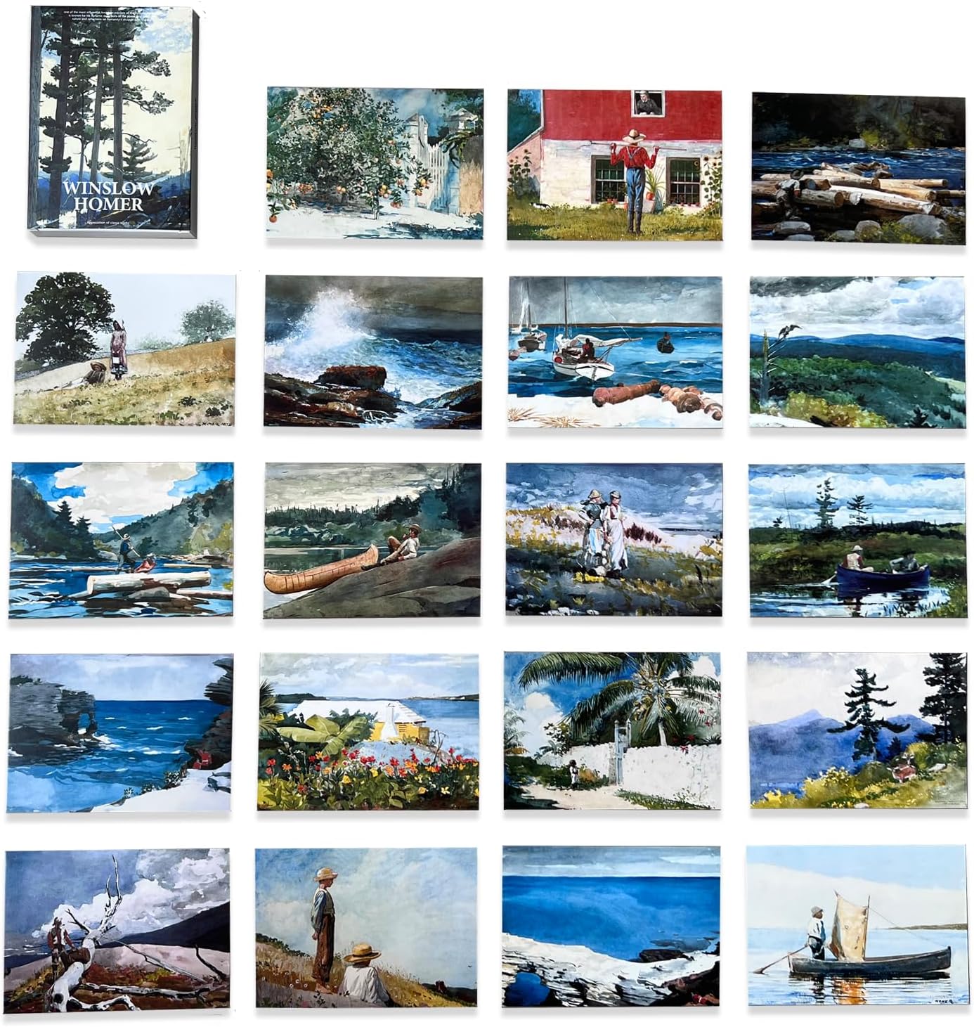 Dear Mapper Vintage Alaska Landscape Postcards - Pack Of 20 Greeting Cards For Mailing & Decor - View #4