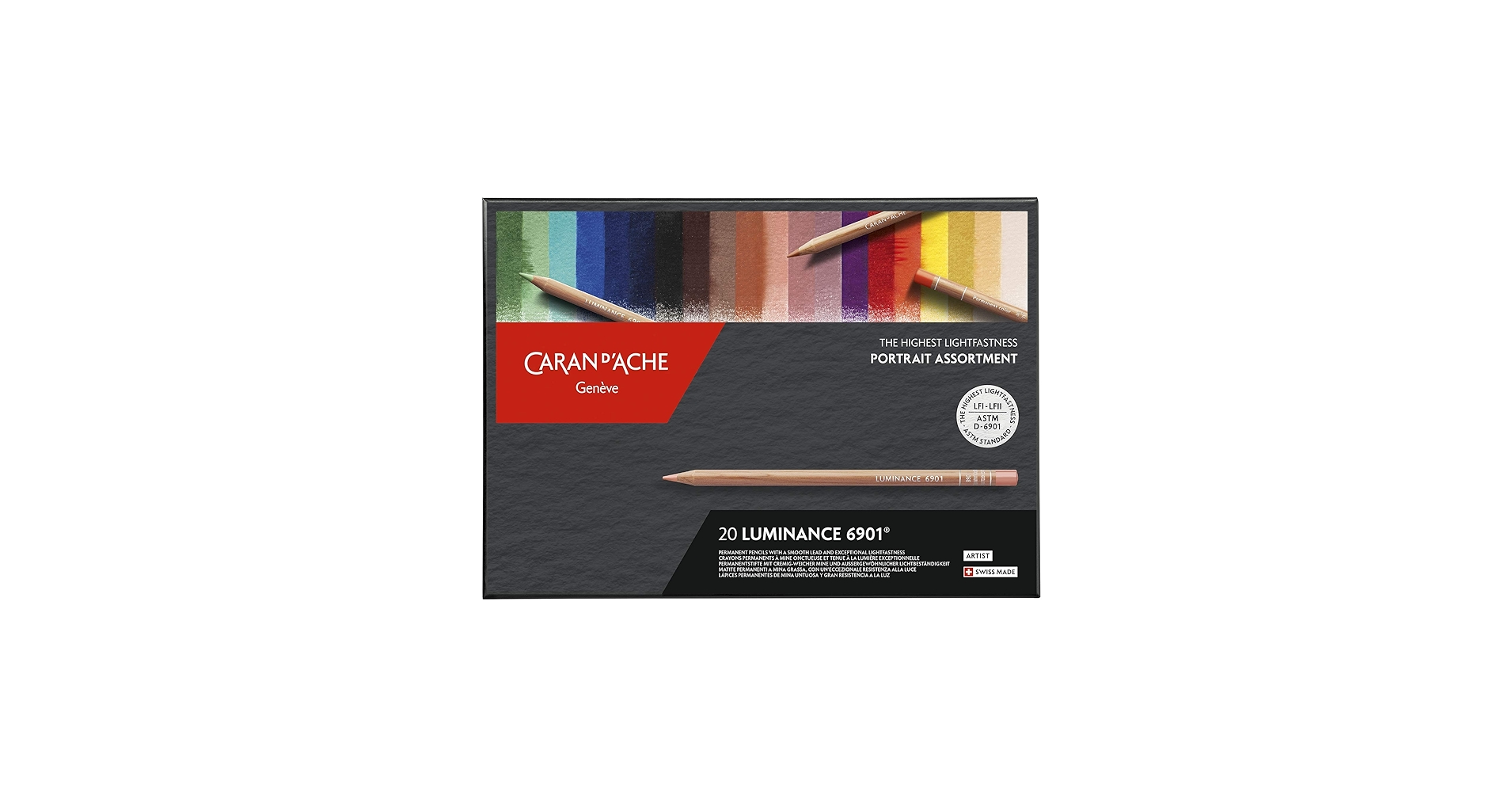 Amazon.com : Caran d'Ache 6901 Colouring Pencils Luminance