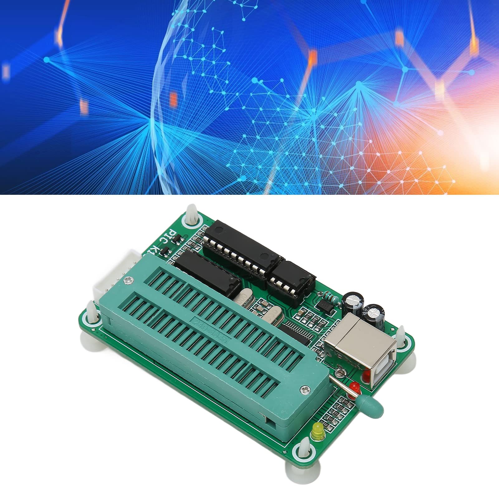 Programmatore per Microcontroller PIC K150 Ad Alta velocità, Presa di Programmazione DIP a 40 Pin, Design Compatto, per Masterizzazione di Chip PIC, modalità di Comunicazione USB