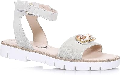liu jo - Sandalias de Vestir para niña Beige Size: 37 : Amazon.es: Zapatos  y complementos