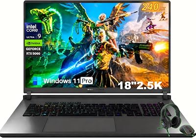 ASUS ROG Strix G18 18-Inch Gaming Laptop, Intel 24-Core Ultra 9 275HX (Up to 5.4GHz), RTX 5060 Laptop GPU, 32 GB DDR5 5600MHz, 1 TB SSD, 18" 2.5K WQXGA 240Hz Nebula Display, Wi-Fi 7, Windows 11 Pro