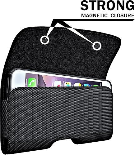 Miniatura 10 de DeBin Funda para Samsung Galaxy s25 s24 s23 s22 s21 s20 s10 s9 J7 J3 A01 A10e s10e J3V funda para cinturón de teléfono celular con clip, bolsa de